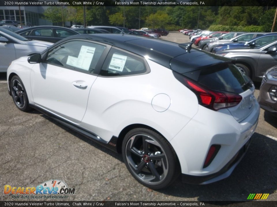 Chalk White 2020 Hyundai Veloster Turbo Ultimate Photo #6