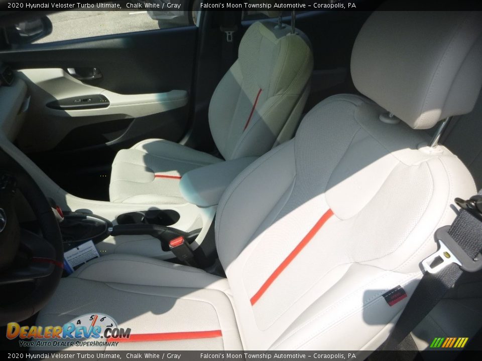 Front Seat of 2020 Hyundai Veloster Turbo Ultimate Photo #9