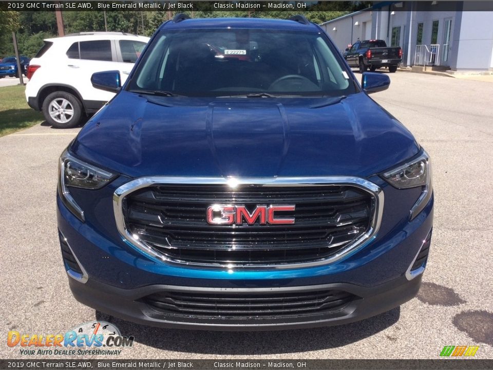 2019 GMC Terrain SLE AWD Blue Emerald Metallic / Jet Black Photo #4