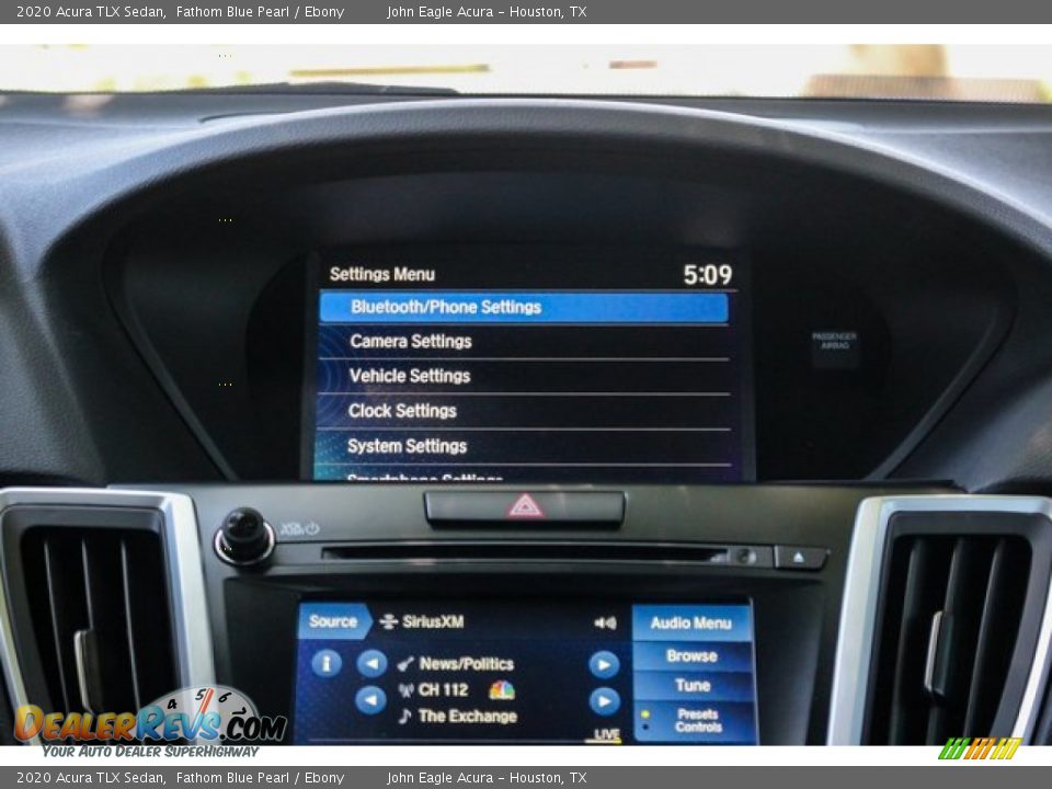 2020 Acura TLX Sedan Fathom Blue Pearl / Ebony Photo #25