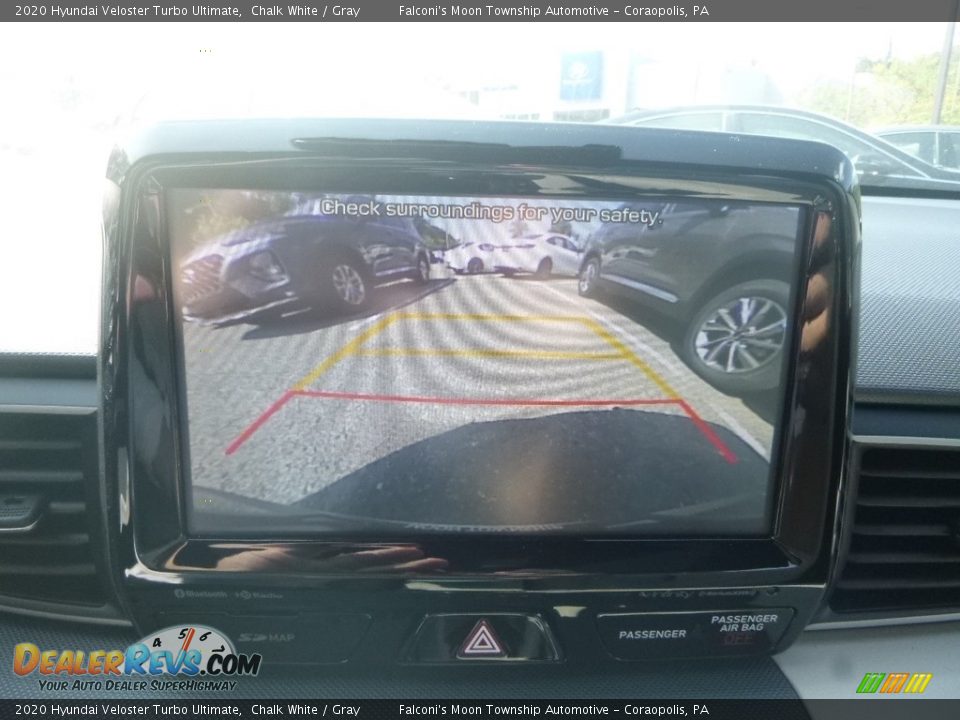 2020 Hyundai Veloster Turbo Ultimate Chalk White / Gray Photo #15