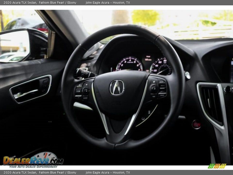 2020 Acura TLX Sedan Fathom Blue Pearl / Ebony Photo #28