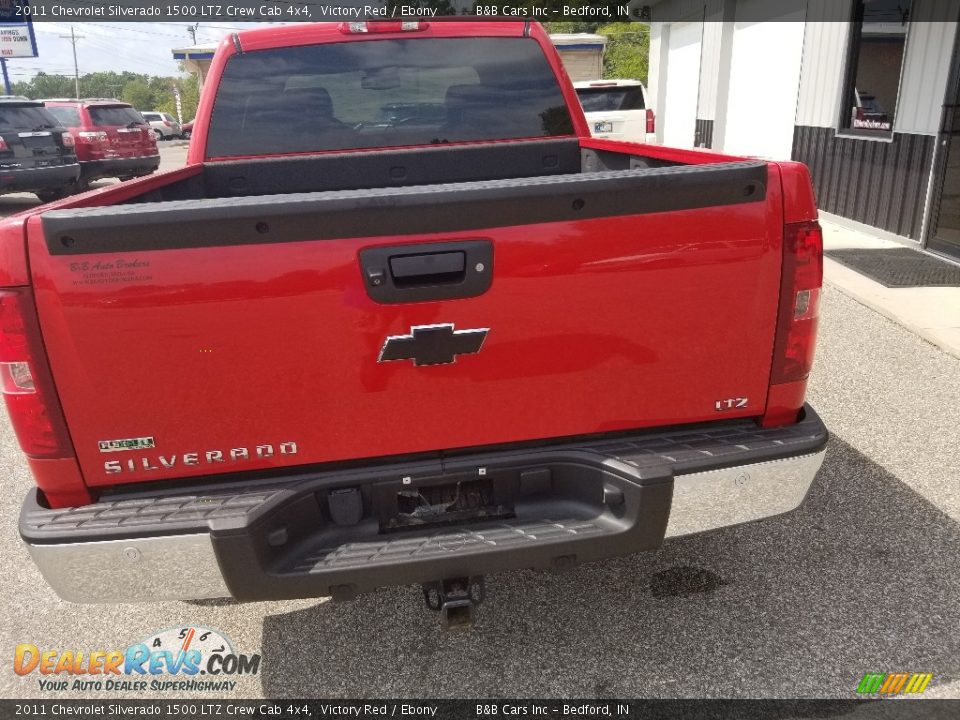 2011 Chevrolet Silverado 1500 LTZ Crew Cab 4x4 Victory Red / Ebony Photo #5