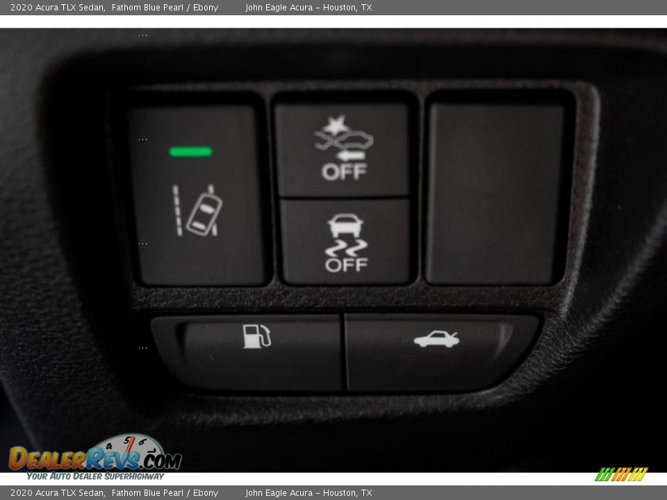 2020 Acura TLX Sedan Fathom Blue Pearl / Ebony Photo #35