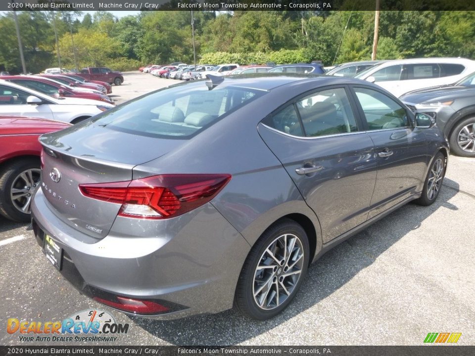 2020 Hyundai Elantra Limited Machine Gray / Gray Photo #2