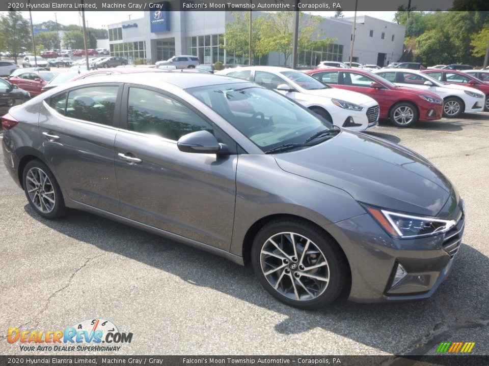 2020 Hyundai Elantra Limited Machine Gray / Gray Photo #3