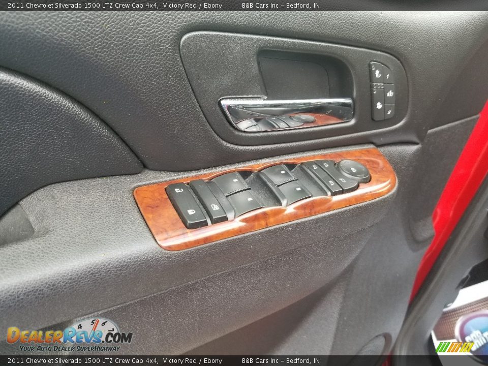 2011 Chevrolet Silverado 1500 LTZ Crew Cab 4x4 Victory Red / Ebony Photo #13