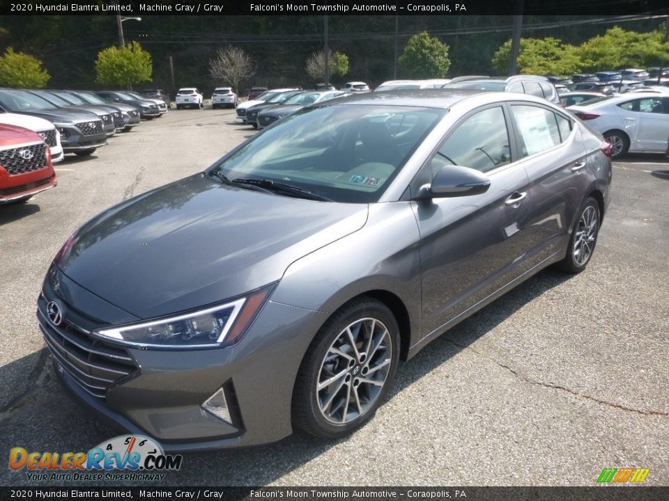 2020 Hyundai Elantra Limited Machine Gray / Gray Photo #5