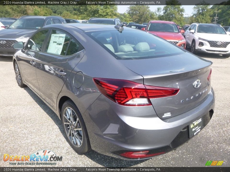 2020 Hyundai Elantra Limited Machine Gray / Gray Photo #6