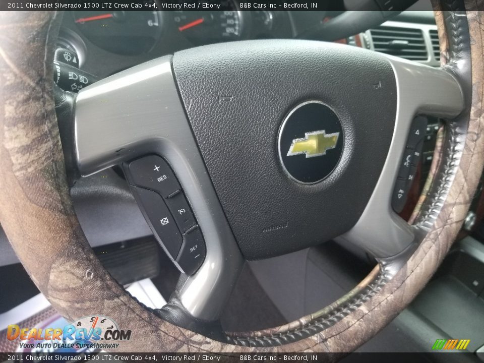 2011 Chevrolet Silverado 1500 LTZ Crew Cab 4x4 Victory Red / Ebony Photo #16