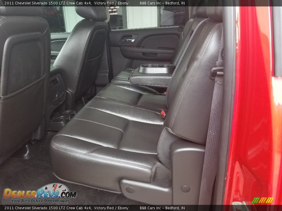 2011 Chevrolet Silverado 1500 LTZ Crew Cab 4x4 Victory Red / Ebony Photo #18