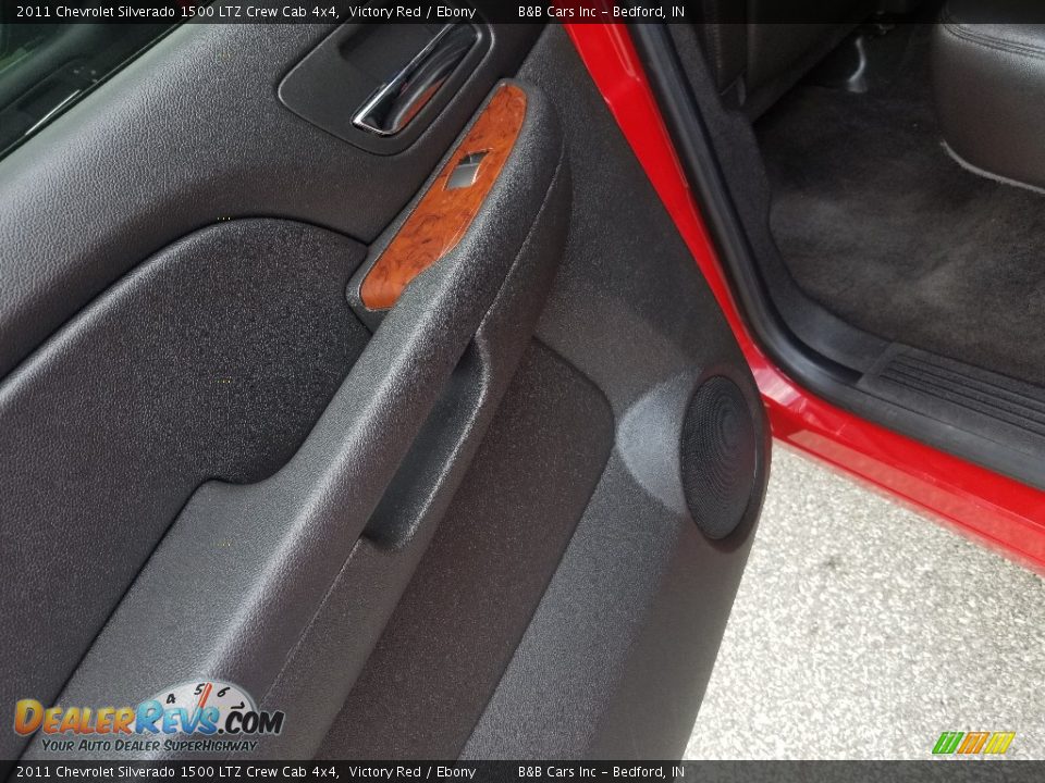 2011 Chevrolet Silverado 1500 LTZ Crew Cab 4x4 Victory Red / Ebony Photo #19