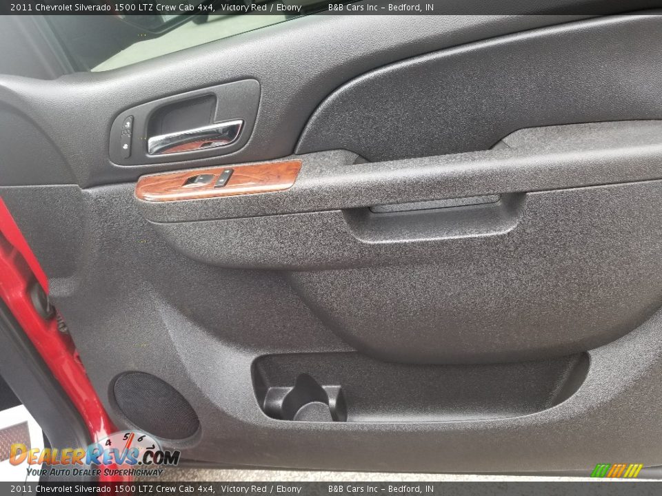 2011 Chevrolet Silverado 1500 LTZ Crew Cab 4x4 Victory Red / Ebony Photo #23