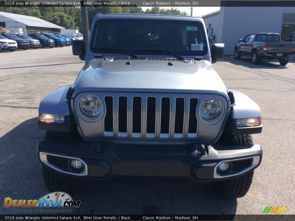 2019 Jeep Wrangler Unlimited Sahara 4x4 Billet Silver Metallic / Black Photo #4