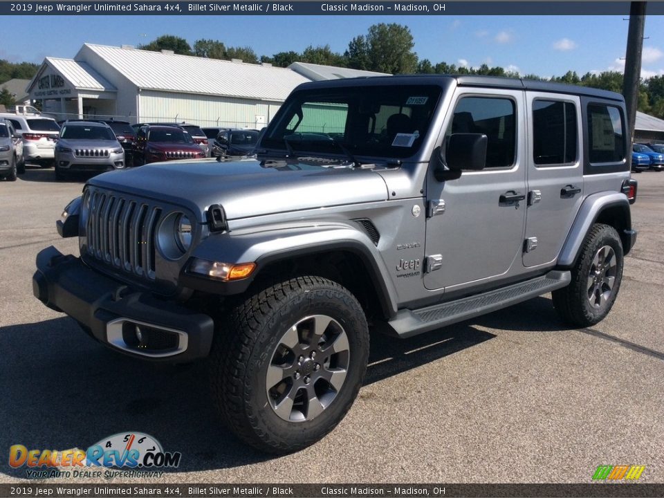 2019 Jeep Wrangler Unlimited Sahara 4x4 Billet Silver Metallic / Black Photo #5