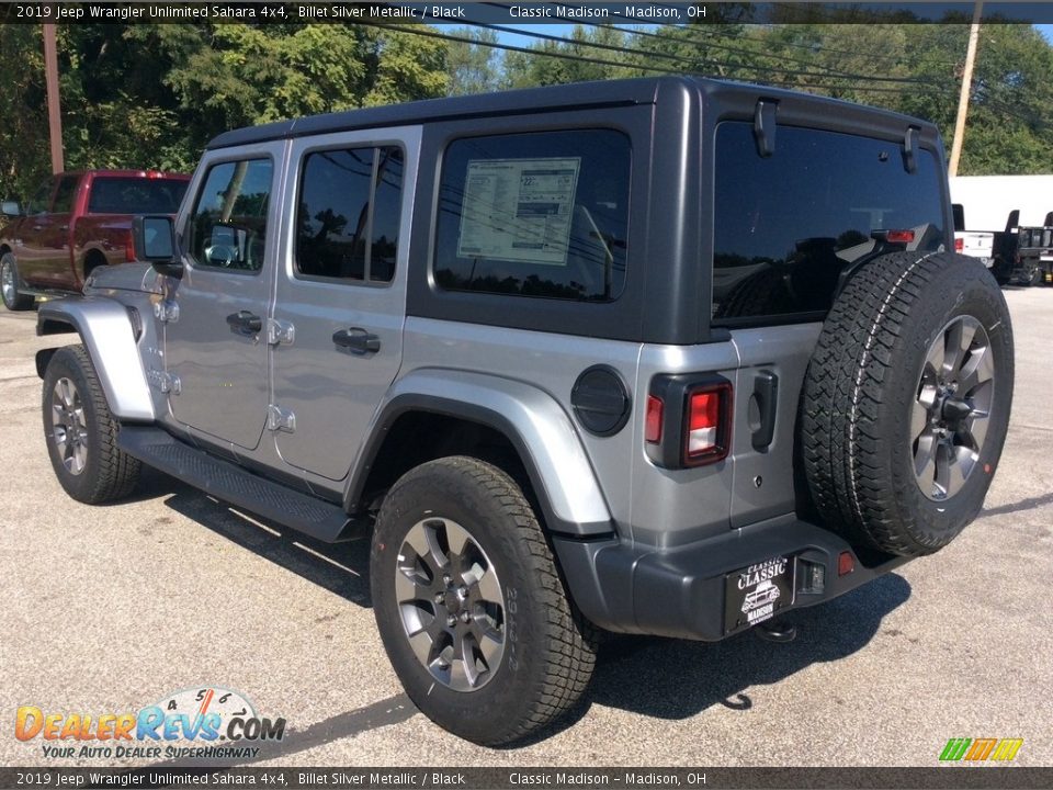 2019 Jeep Wrangler Unlimited Sahara 4x4 Billet Silver Metallic / Black Photo #7