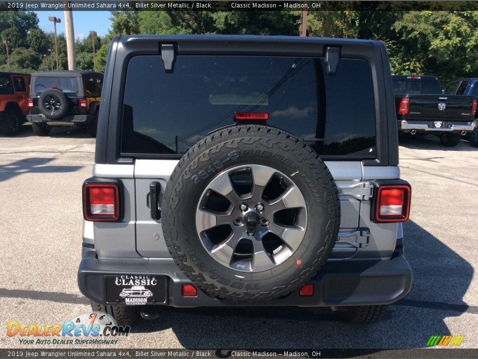 2019 Jeep Wrangler Unlimited Sahara 4x4 Billet Silver Metallic / Black Photo #8