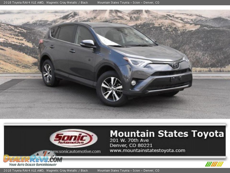 2018 Toyota RAV4 XLE AWD Magnetic Gray Metallic / Black Photo #1