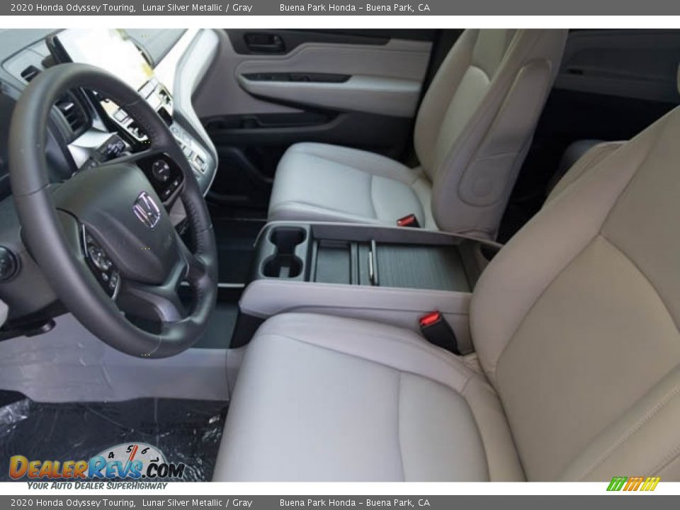 2020 Honda Odyssey Touring Lunar Silver Metallic / Gray Photo #7