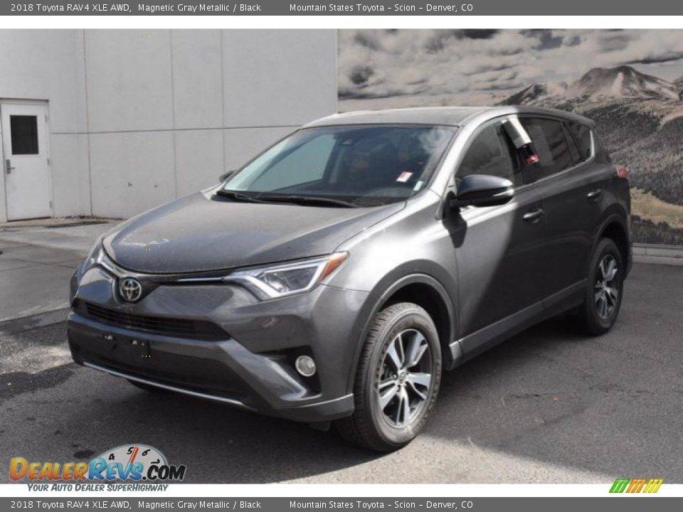 2018 Toyota RAV4 XLE AWD Magnetic Gray Metallic / Black Photo #2