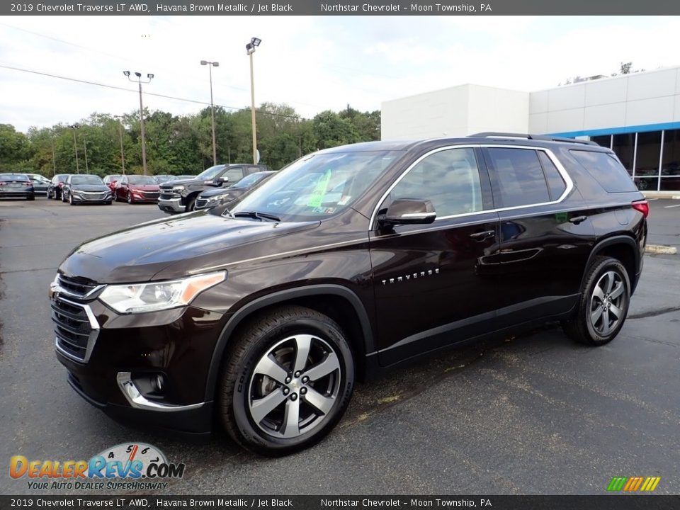 2019 Chevrolet Traverse LT AWD Havana Brown Metallic / Jet Black Photo #1