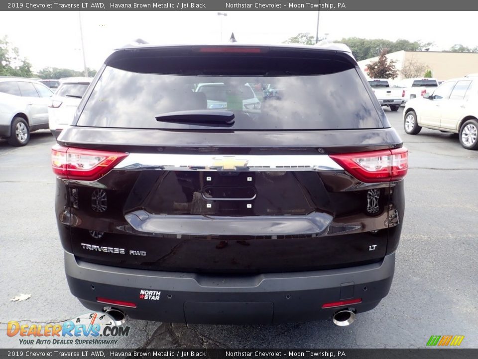 2019 Chevrolet Traverse LT AWD Havana Brown Metallic / Jet Black Photo #4