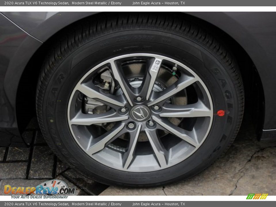2020 Acura TLX V6 Technology Sedan Modern Steel Metallic / Ebony Photo #11