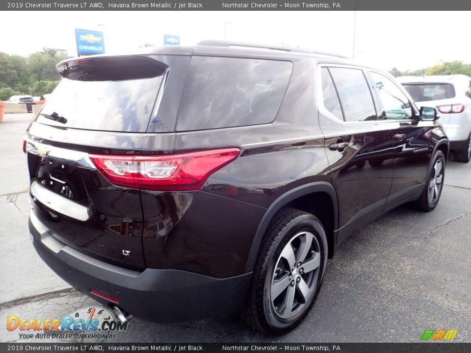 2019 Chevrolet Traverse LT AWD Havana Brown Metallic / Jet Black Photo #6