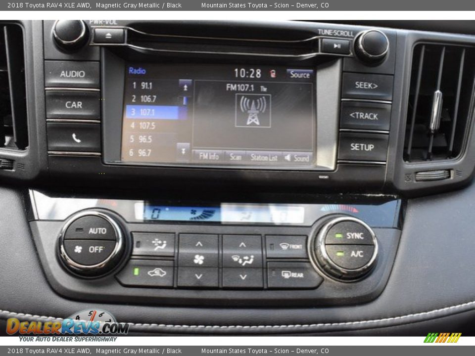 2018 Toyota RAV4 XLE AWD Magnetic Gray Metallic / Black Photo #11