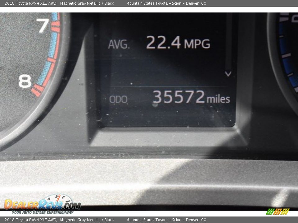 2018 Toyota RAV4 XLE AWD Magnetic Gray Metallic / Black Photo #12