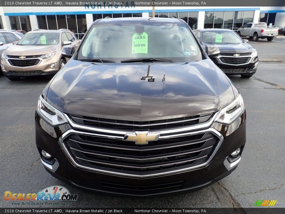 2019 Chevrolet Traverse LT AWD Havana Brown Metallic / Jet Black Photo #9