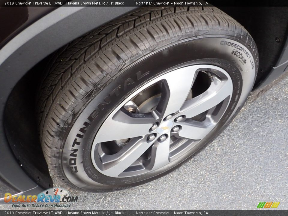 2019 Chevrolet Traverse LT AWD Havana Brown Metallic / Jet Black Photo #10