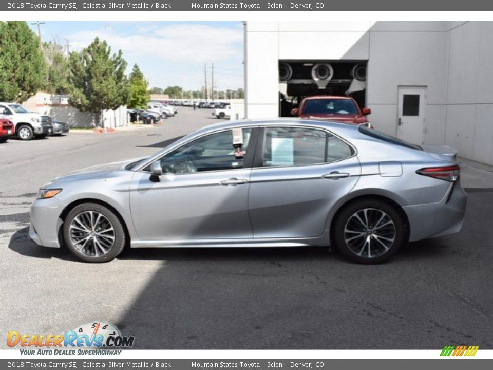 2018 Toyota Camry SE Celestial Silver Metallic / Black Photo #3