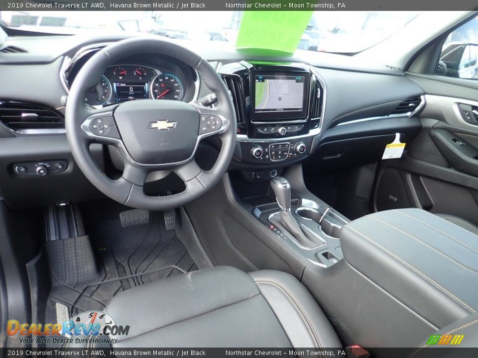2019 Chevrolet Traverse LT AWD Havana Brown Metallic / Jet Black Photo #14