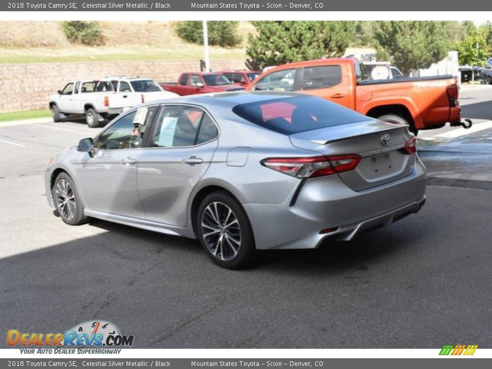 2018 Toyota Camry SE Celestial Silver Metallic / Black Photo #4