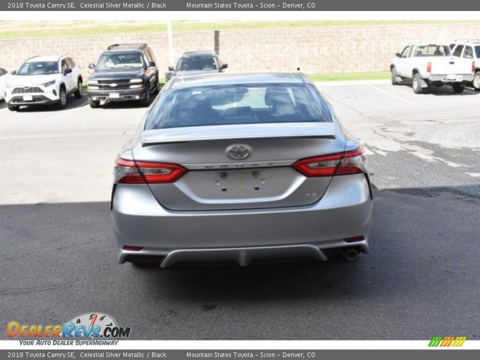 2018 Toyota Camry SE Celestial Silver Metallic / Black Photo #5