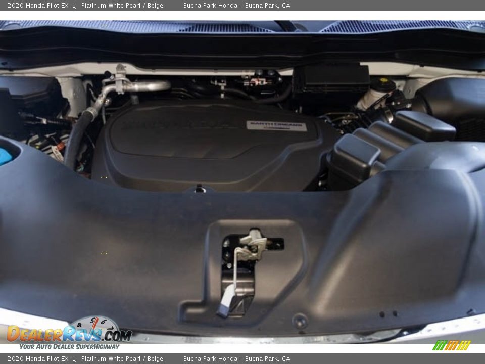 2020 Honda Pilot EX-L Platinum White Pearl / Beige Photo #10
