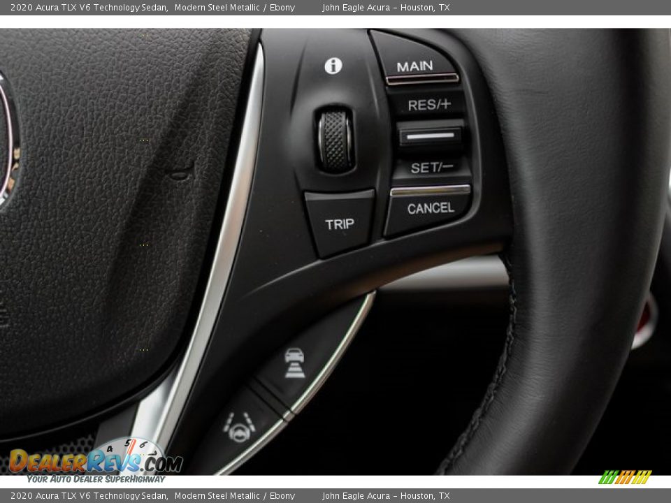 2020 Acura TLX V6 Technology Sedan Modern Steel Metallic / Ebony Photo #33