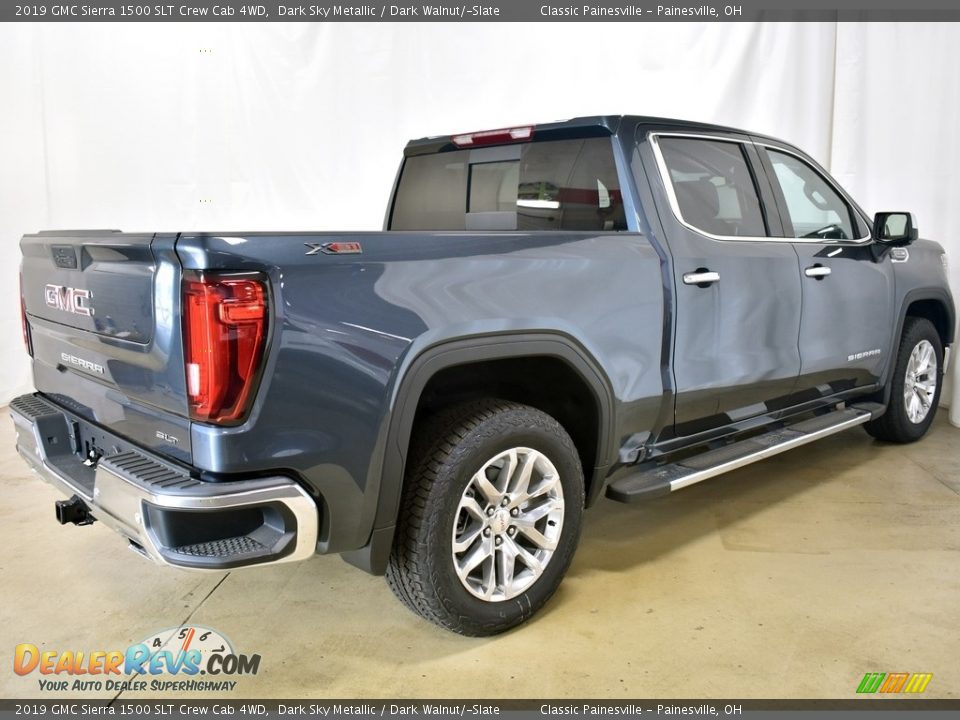 2019 GMC Sierra 1500 SLT Crew Cab 4WD Dark Sky Metallic / Dark Walnut/­Slate Photo #2