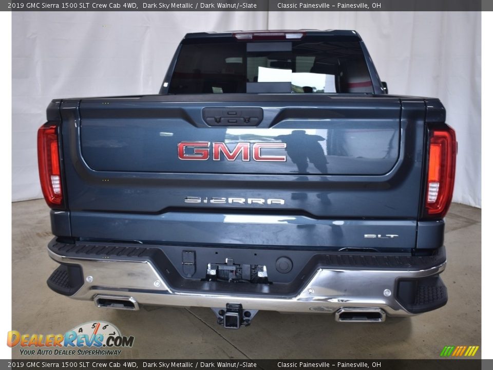 2019 GMC Sierra 1500 SLT Crew Cab 4WD Dark Sky Metallic / Dark Walnut/­Slate Photo #3