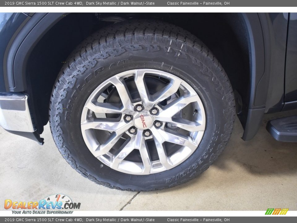 2019 GMC Sierra 1500 SLT Crew Cab 4WD Dark Sky Metallic / Dark Walnut/­Slate Photo #5