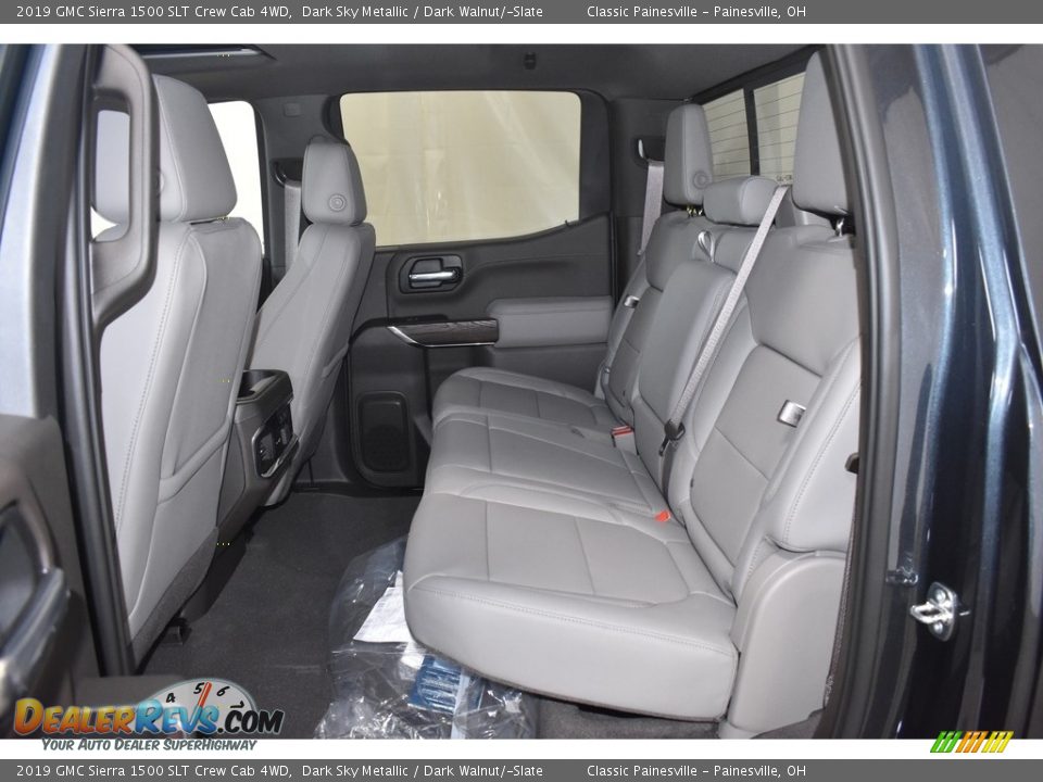 2019 GMC Sierra 1500 SLT Crew Cab 4WD Dark Sky Metallic / Dark Walnut/­Slate Photo #8