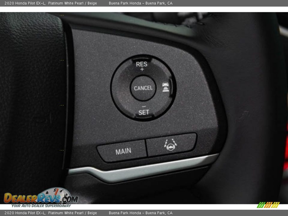 2020 Honda Pilot EX-L Platinum White Pearl / Beige Photo #22