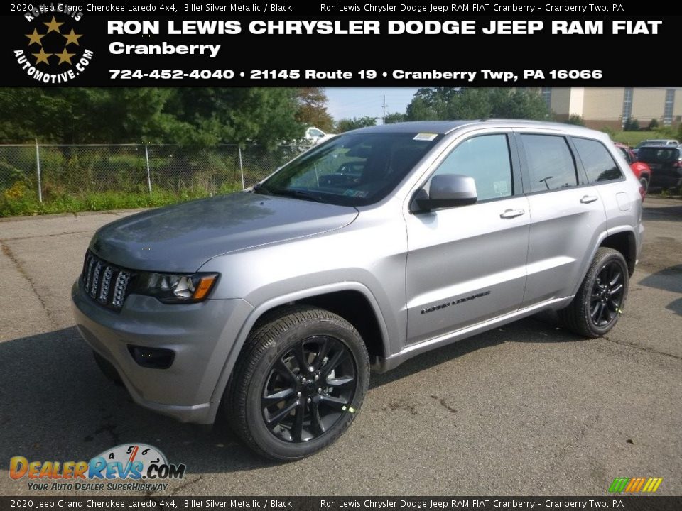 2020 Jeep Grand Cherokee Laredo 4x4 Billet Silver Metallic / Black Photo #1