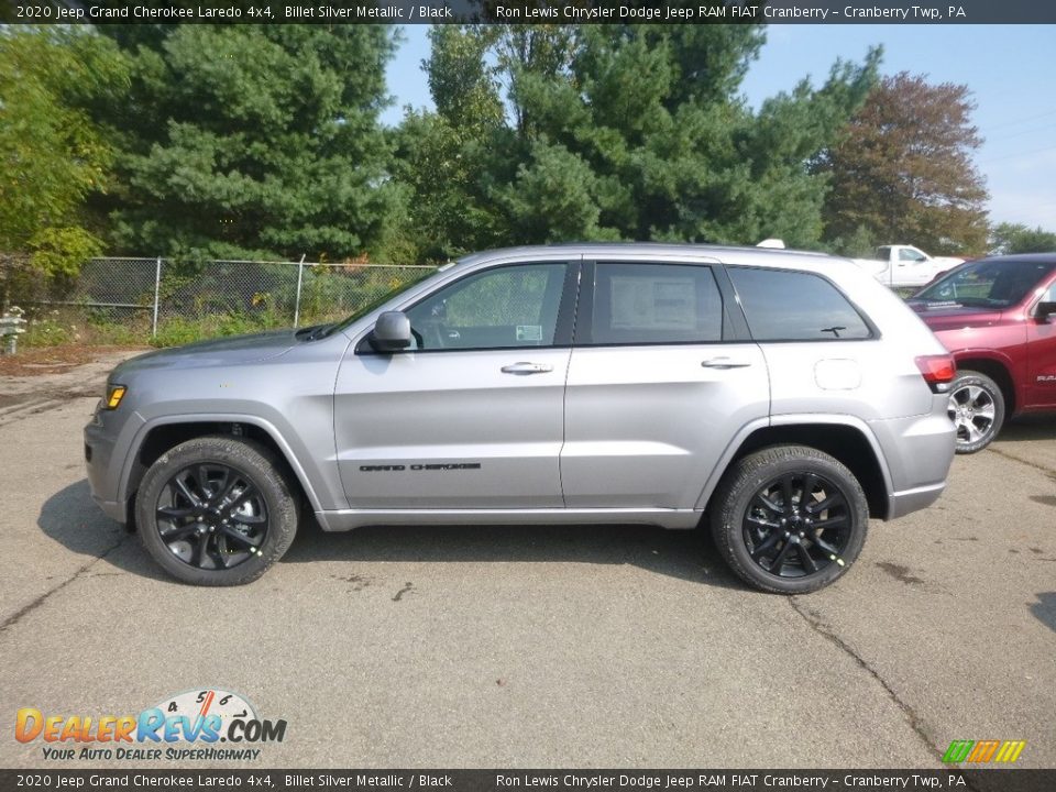 2020 Jeep Grand Cherokee Laredo 4x4 Billet Silver Metallic / Black Photo #2