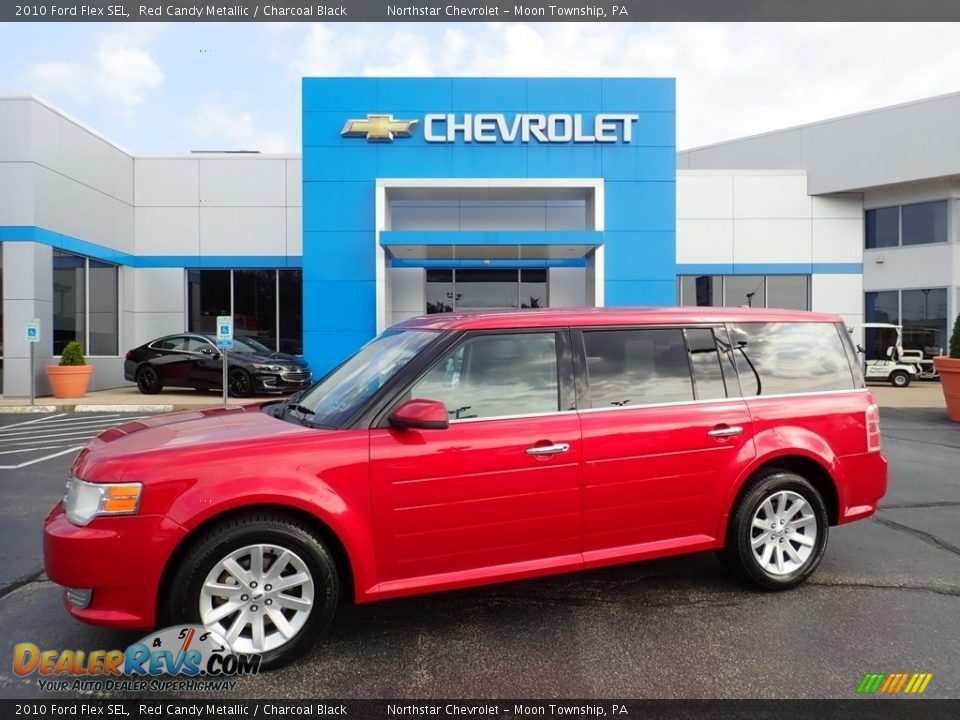 2010 Ford Flex SEL Red Candy Metallic / Charcoal Black Photo #1