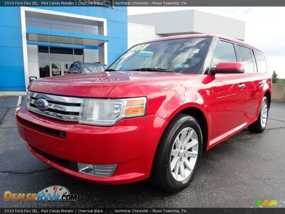 2010 Ford Flex SEL Red Candy Metallic / Charcoal Black Photo #2