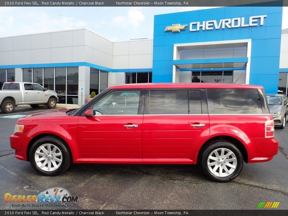 2010 Ford Flex SEL Red Candy Metallic / Charcoal Black Photo #3