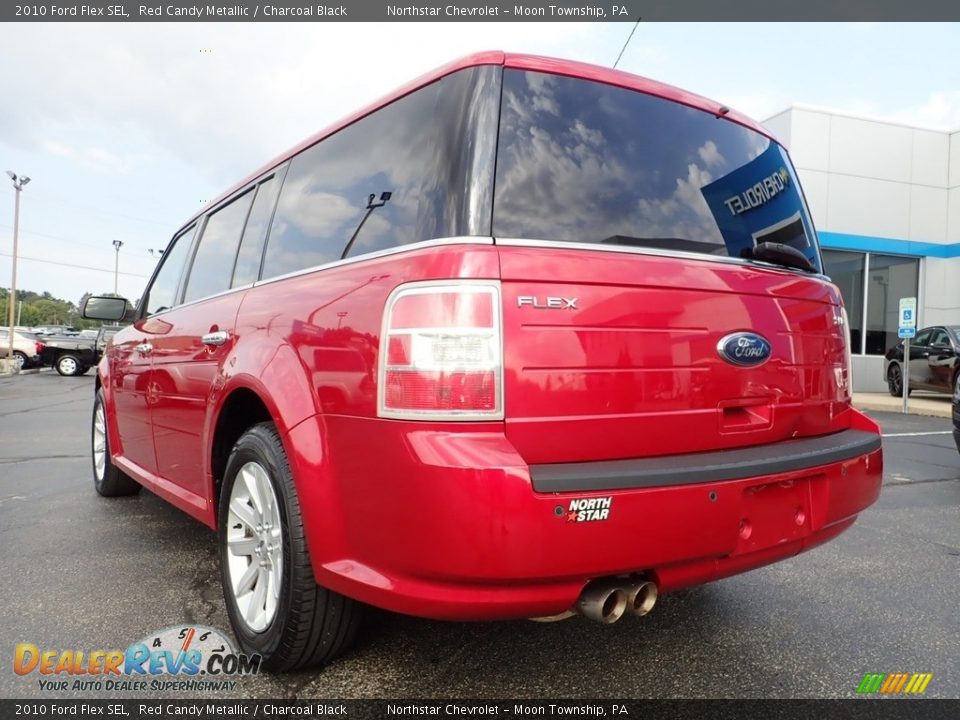 2010 Ford Flex SEL Red Candy Metallic / Charcoal Black Photo #5