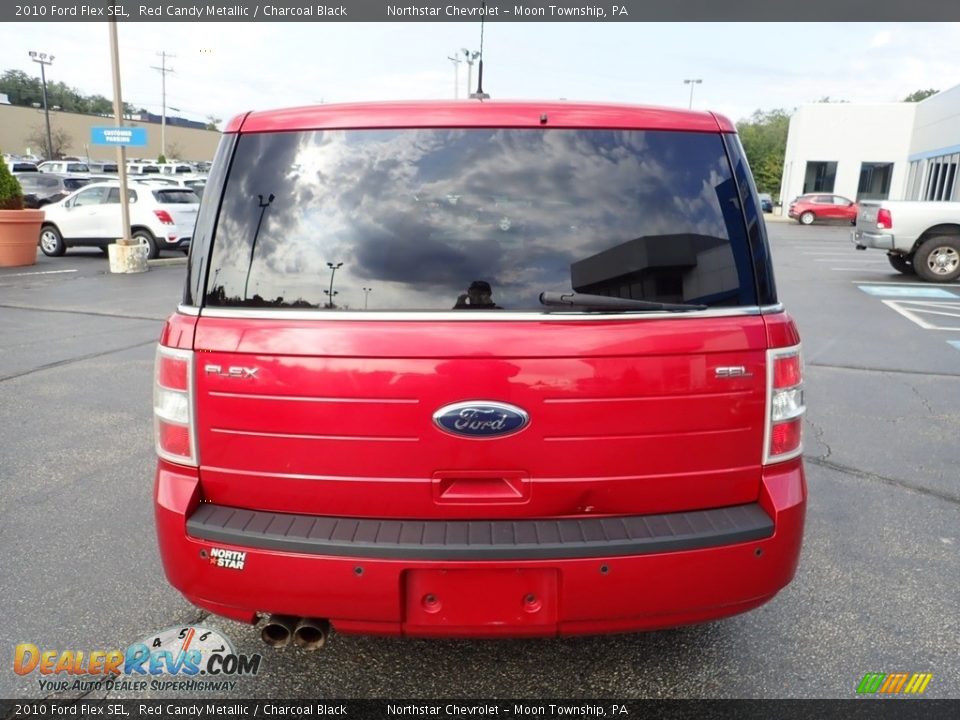 2010 Ford Flex SEL Red Candy Metallic / Charcoal Black Photo #6